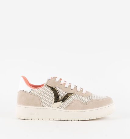 MADRID SPLIT LEATHER/MESH & METAL