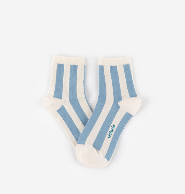 CHAUSSETTE COTON RAYURES