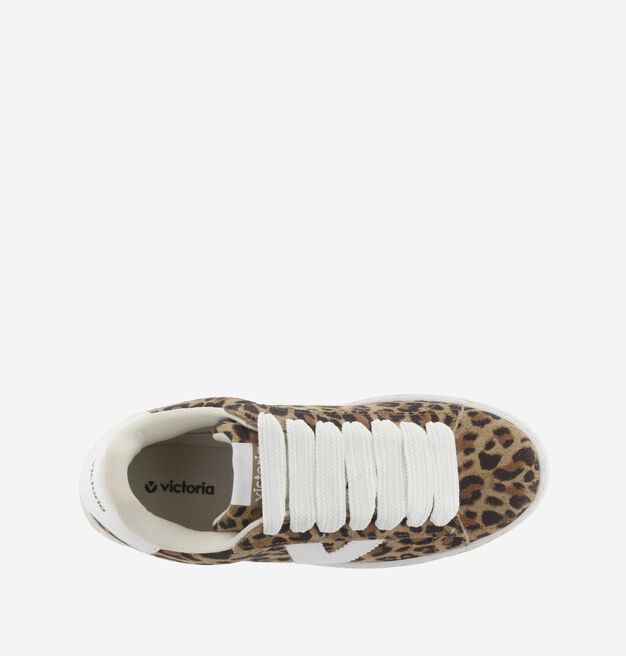 BARCELONA CUIR FENDU LÉOPARD