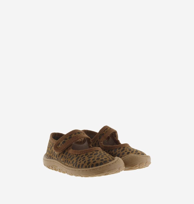 BOSCO SCRATCH BALLERINE BAREFOOT DAIM IMPRIM&Eacute; ANIMAL