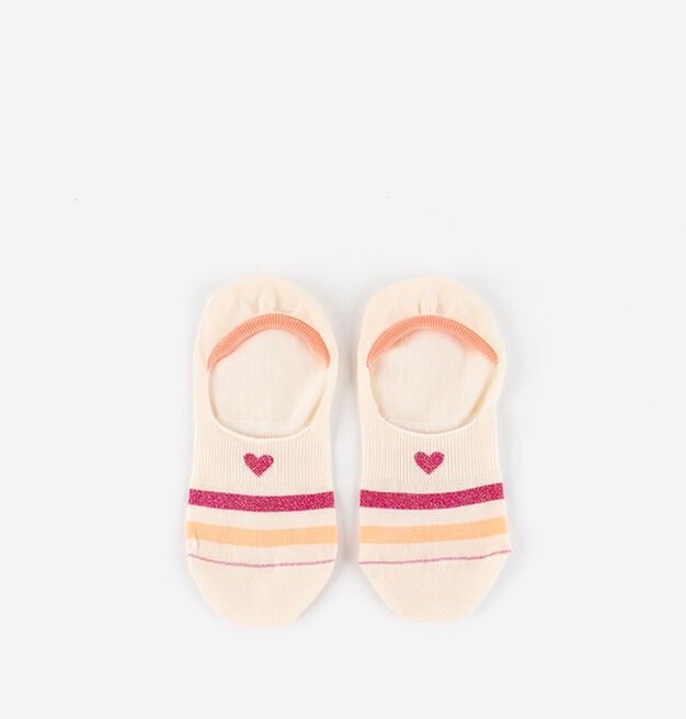 INVISIBLE PINKY SOCK HEART