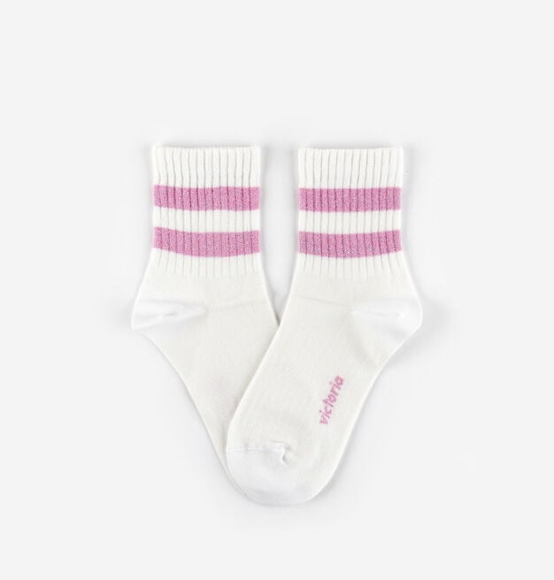 COTTON LUREX SOCK