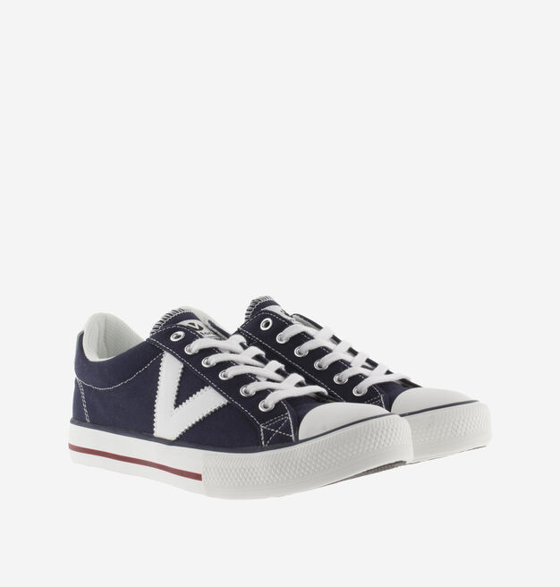 TRIBU-SCHUH SEGELTUCH-STOFF-KONTRAST