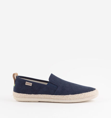 ANDRÉ PERFORATED FAUX SUEDE ELASTICATED