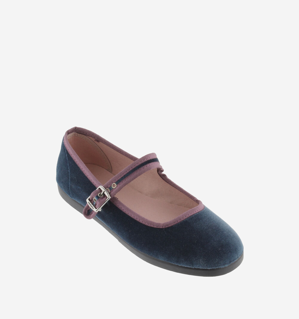 GONG-FU BALLERINE VELOURS & BOUCLE | Chaussures Victoria