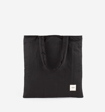 QUILTED NYLON TOTE