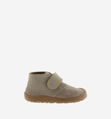 BOSCO BAREFOOT KLETTVERSCHLUSS STIEFELETTE VELOURSLEDER