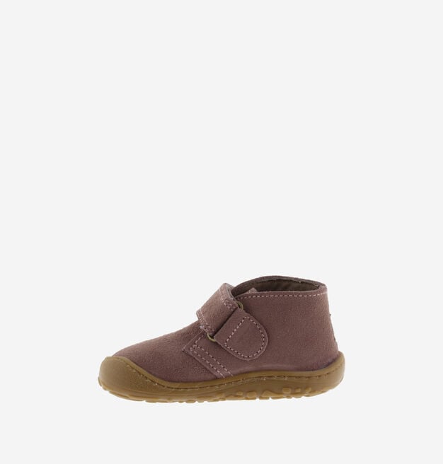 BOSCO BAREFOOT KLETTVERSCHLUSS STIEFELETTE VELOURSLEDER
