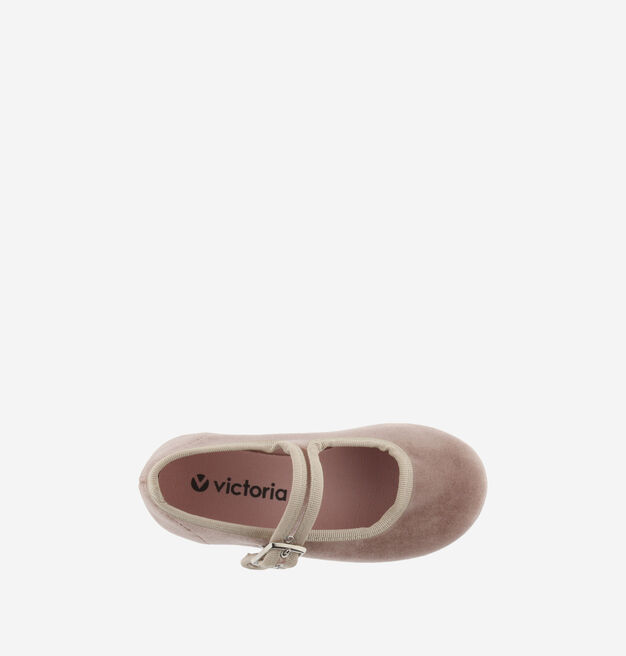 GONG-FU BALLERINE VELOURS & CONTRASTE