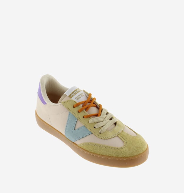 BERL&Iacute;N CICLISTA MULTICOLOURED NYLON & SUEDE