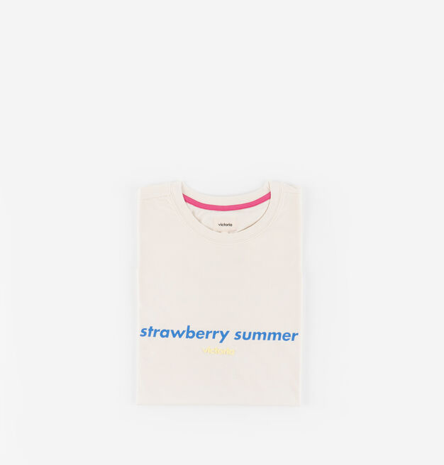 CAMISETA ALGODÓN STRAWBERRY