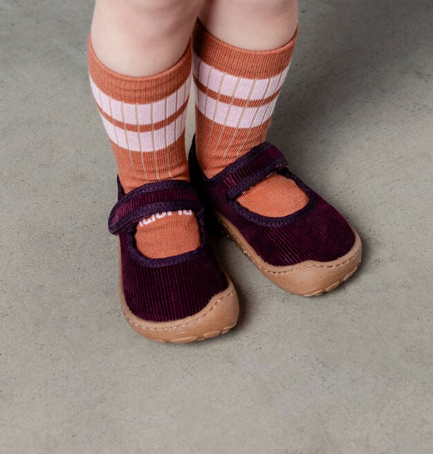 SOCKE BAREFOOT STREIFEN