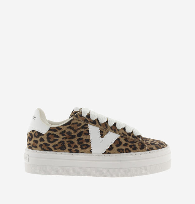 BARCELONA CUIR FENDU LÉOPARD