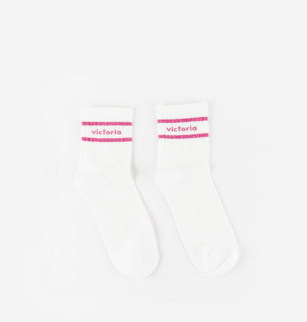 CHAUSSETTE COTON & LUREX