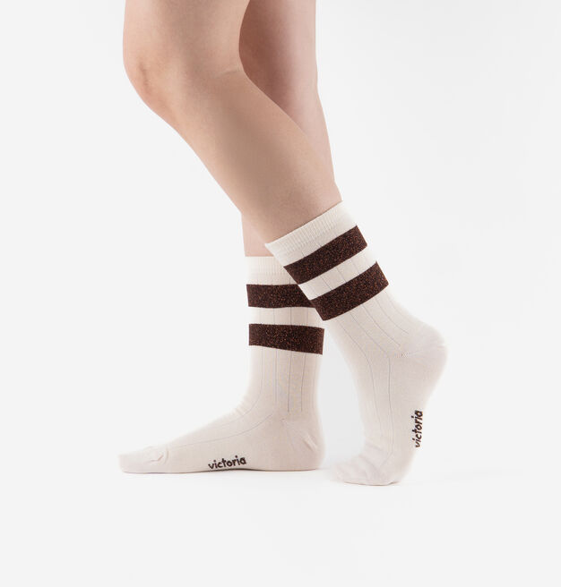 COTTON LUREX SOCK
