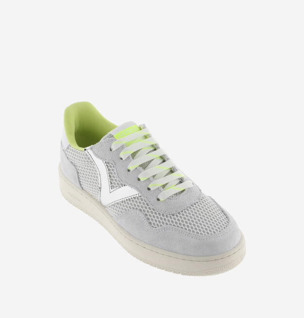 MADRID SPLIT LEATHER/MESH & METAL