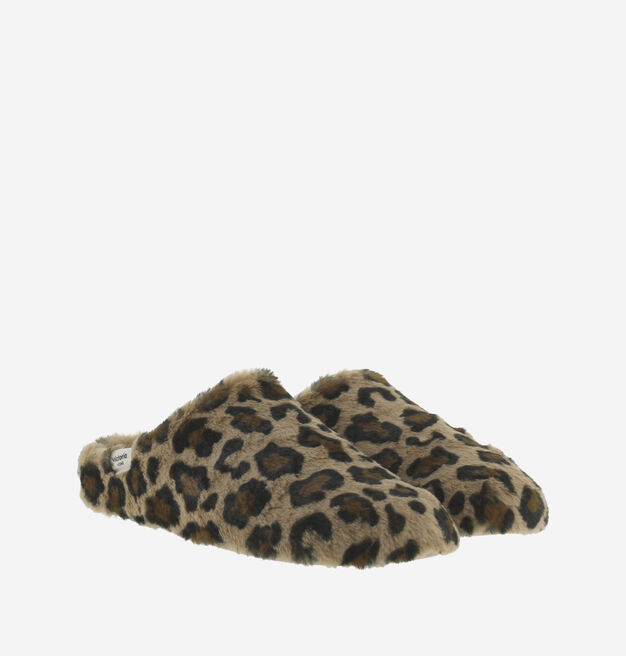 NORTE LEOPARD SLIPPERS