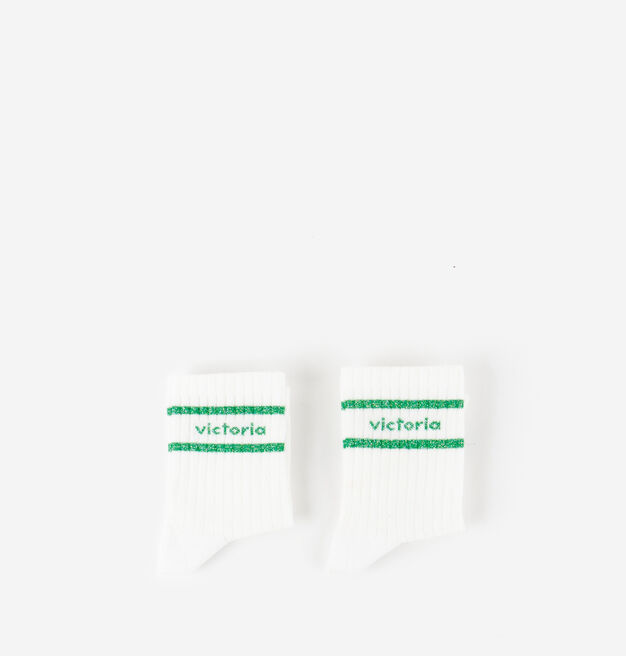 CHAUSSETTE COTON & LUREX