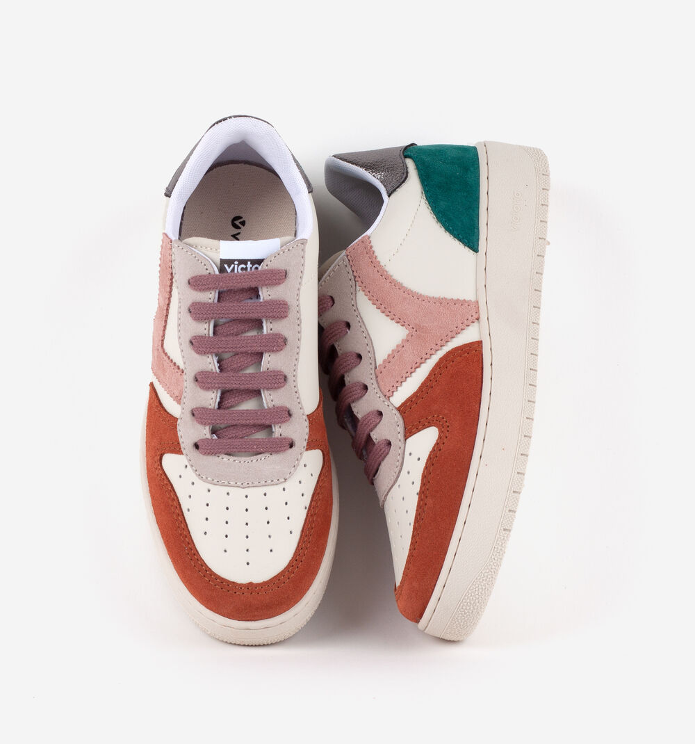 MADRID MULTICOLOURED SPLIT LEATHER Victoria Shoes