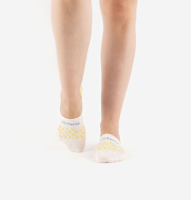 ANIMAL PRINT INVISIBLE PINKY SOCK