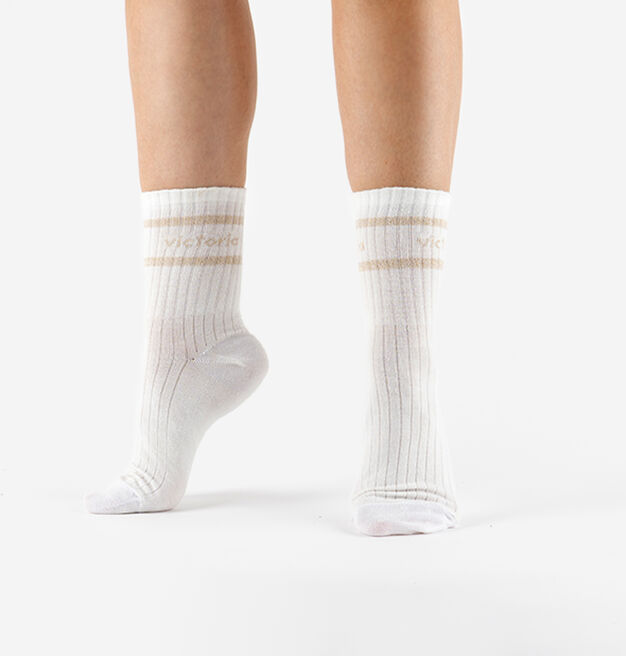 BAUMWOLLE-SOCKE & LUREX