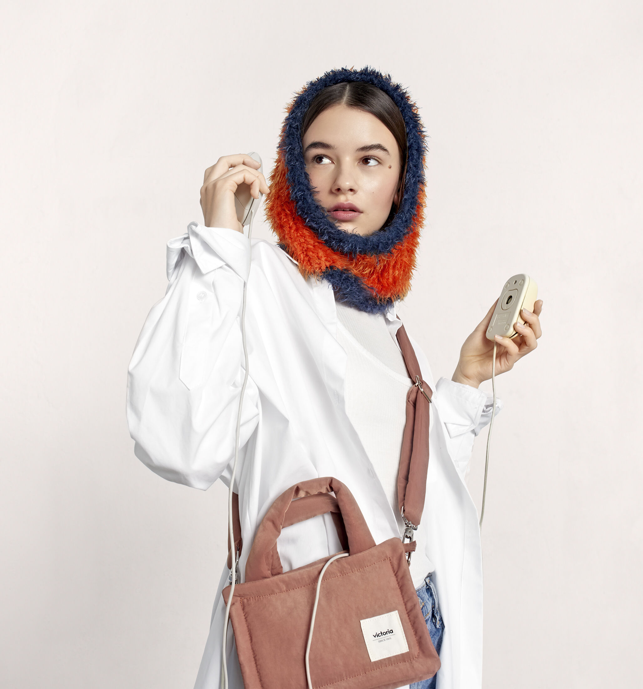 BORSA A SPALLA NYLON IMBOTTITA