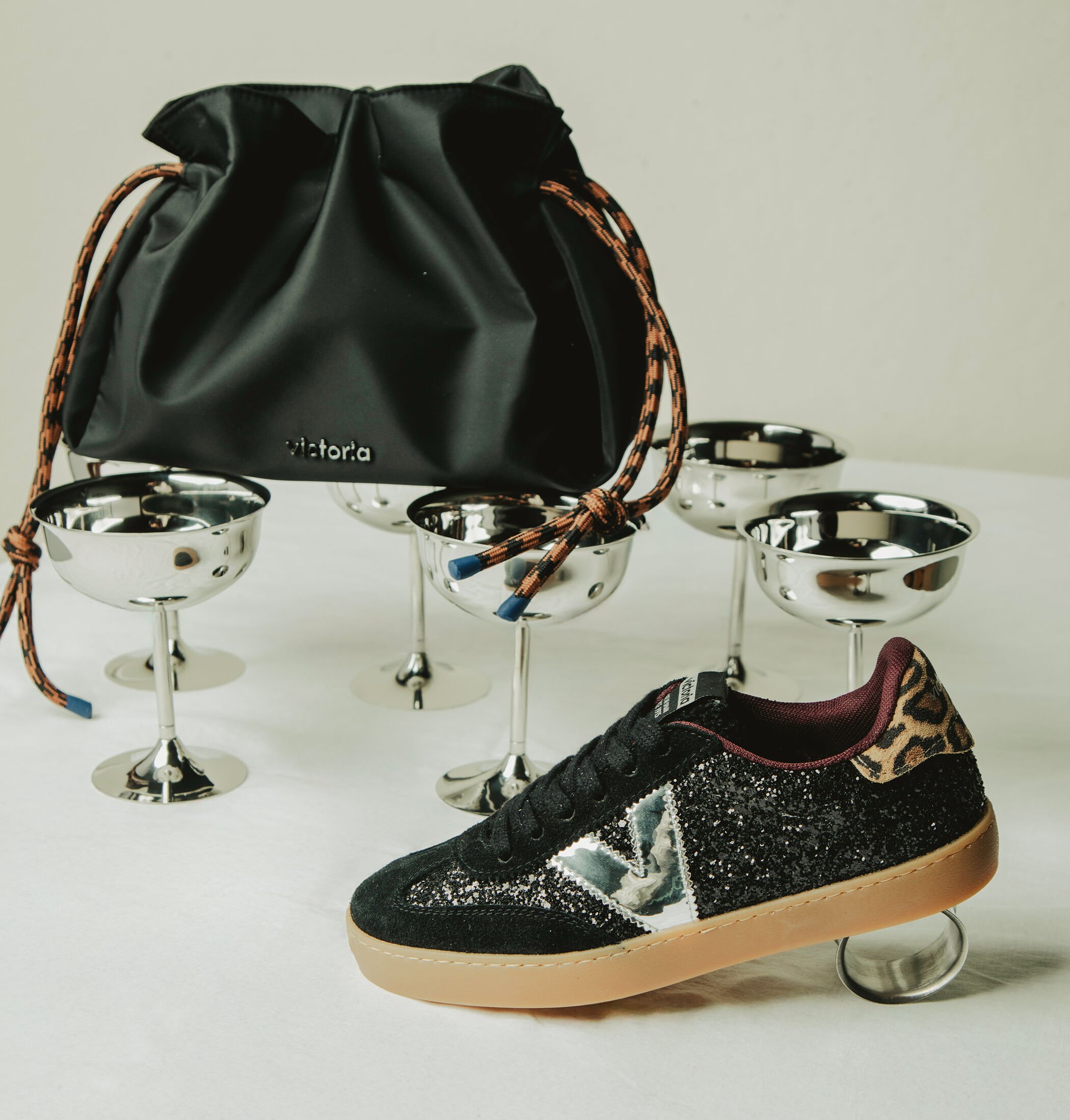 BERLÍN CICLISTA GLITTER & ANIMAL PRINT