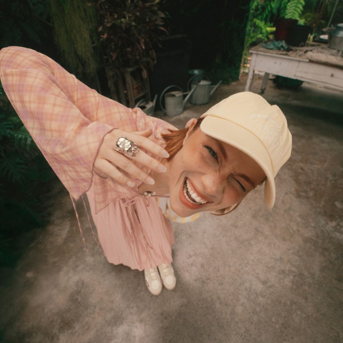 COTTON CAP STRAWBERRY