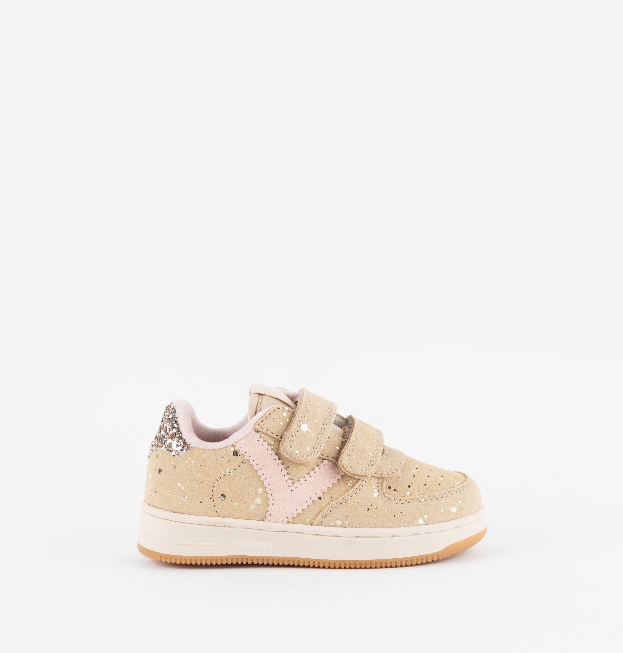 TIEMPO KLETTVERSCHL&Uuml;SSE VELOURSLEDER & GLITZER