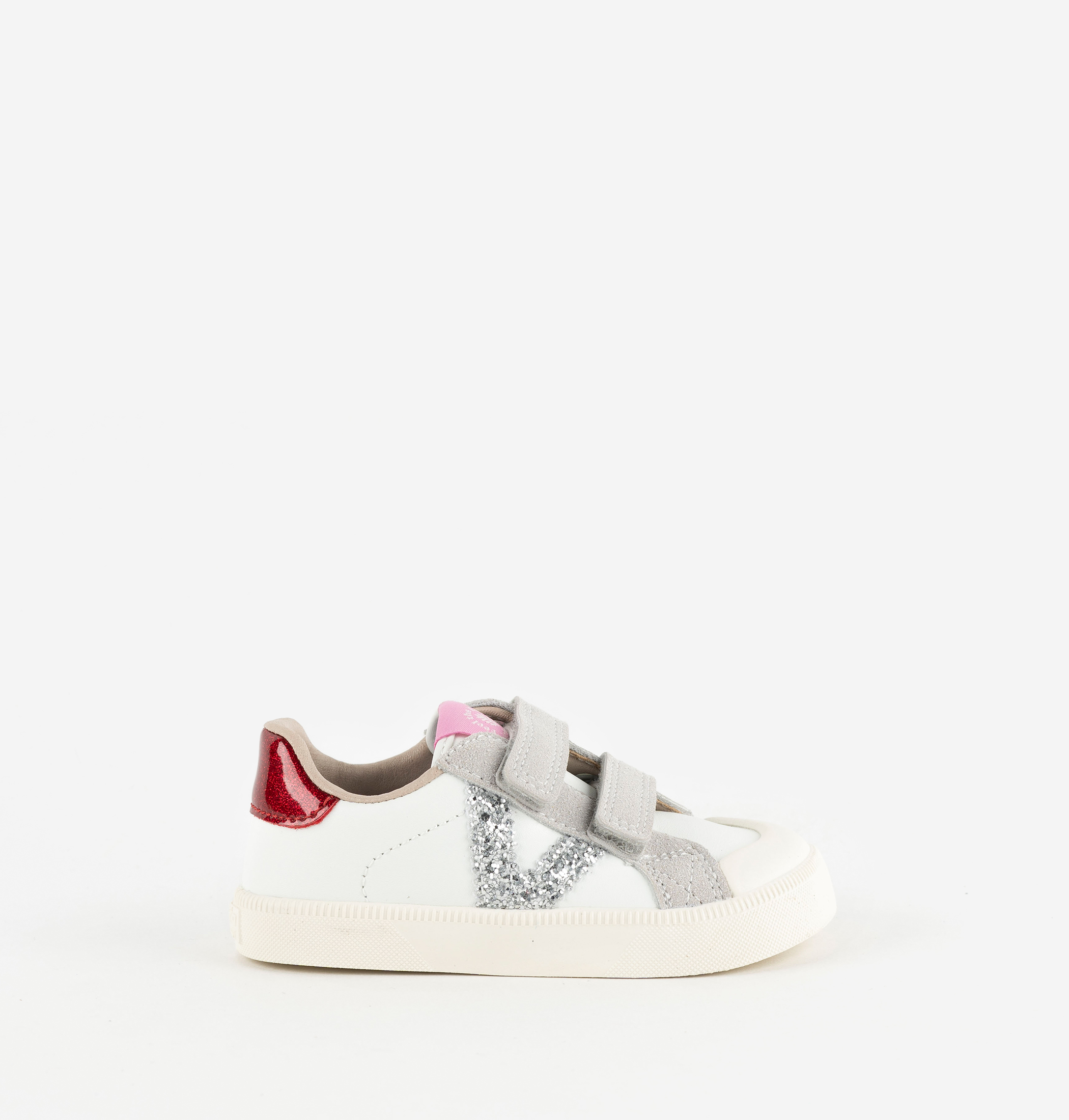 Victoria Sneaker Unisex Bambini Oslo – Effetto Pelle, Lacci Elastici E Strappo – 1256100