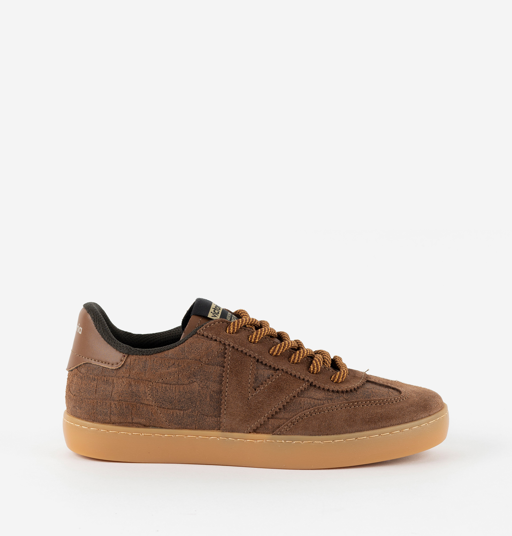 BERL&Iacute;N CICLISTA CROCODILE-EFFECT & SUEDE