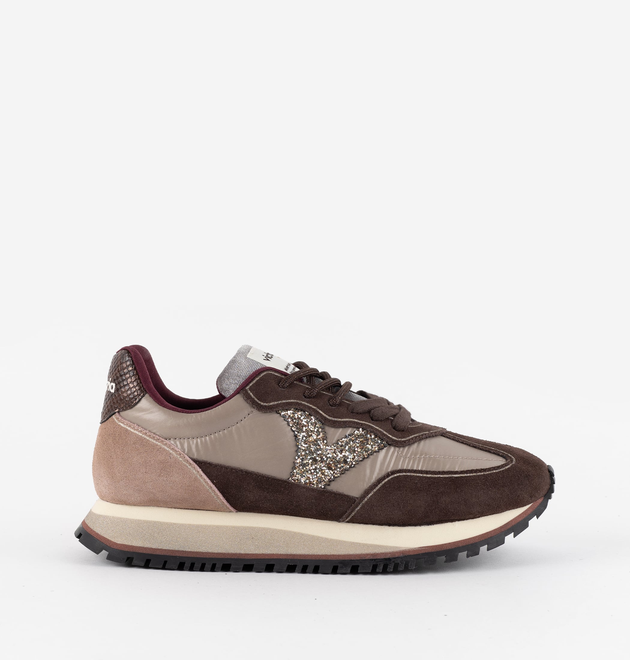VIENTO NYLON/SUEDE & GLITTER